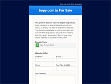 Tablet Screenshot of bepy.com